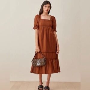 Bekkah Crocheted Lace Maxi Dress Reformation